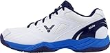 BONMAC Sh-a170, Zapatos de bádminton Unisex Adulto, Blanco, 40 EU