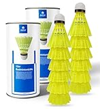 ATHLEJOY 12 volantes de bádminton – Entrenamiento y competición – pelotas de bádminton...