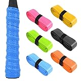 flintronic Cintas de Agarre para Mango de Raqueta, 6 PCS Grips Perforados para Padel, Tenis,...