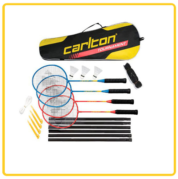 Carlton F1 Volano Badminton Giallo - Nylon E Sughero, Alta Visibilità