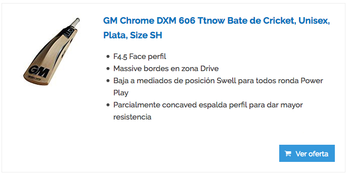 mejores bates de críquet