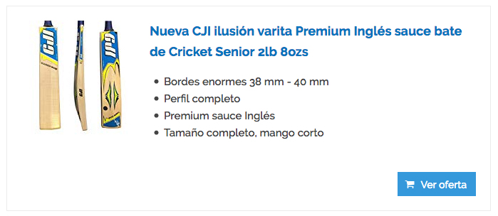 bate de criquet cji ilusion madera de sauce ingles