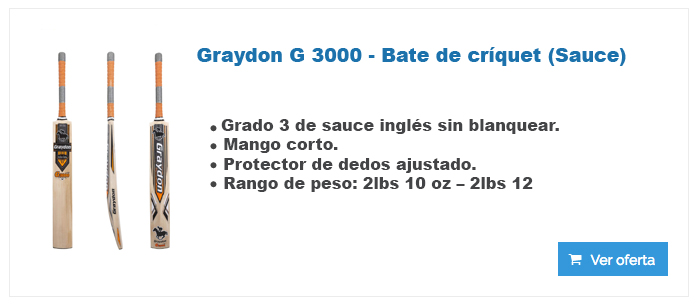 Bate de criquet graydon g 3000