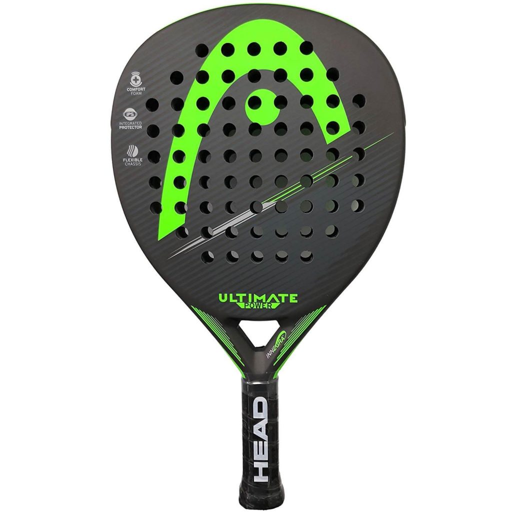 Pala para padel head ultimate power green