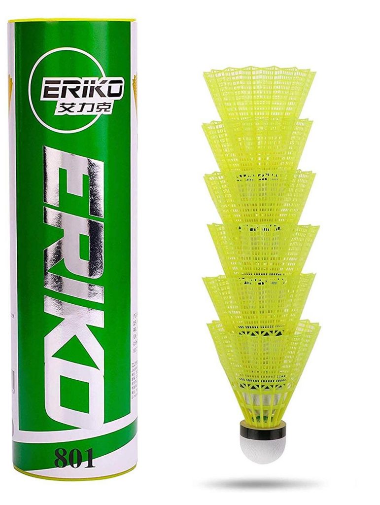 Volante para badminton de nylon